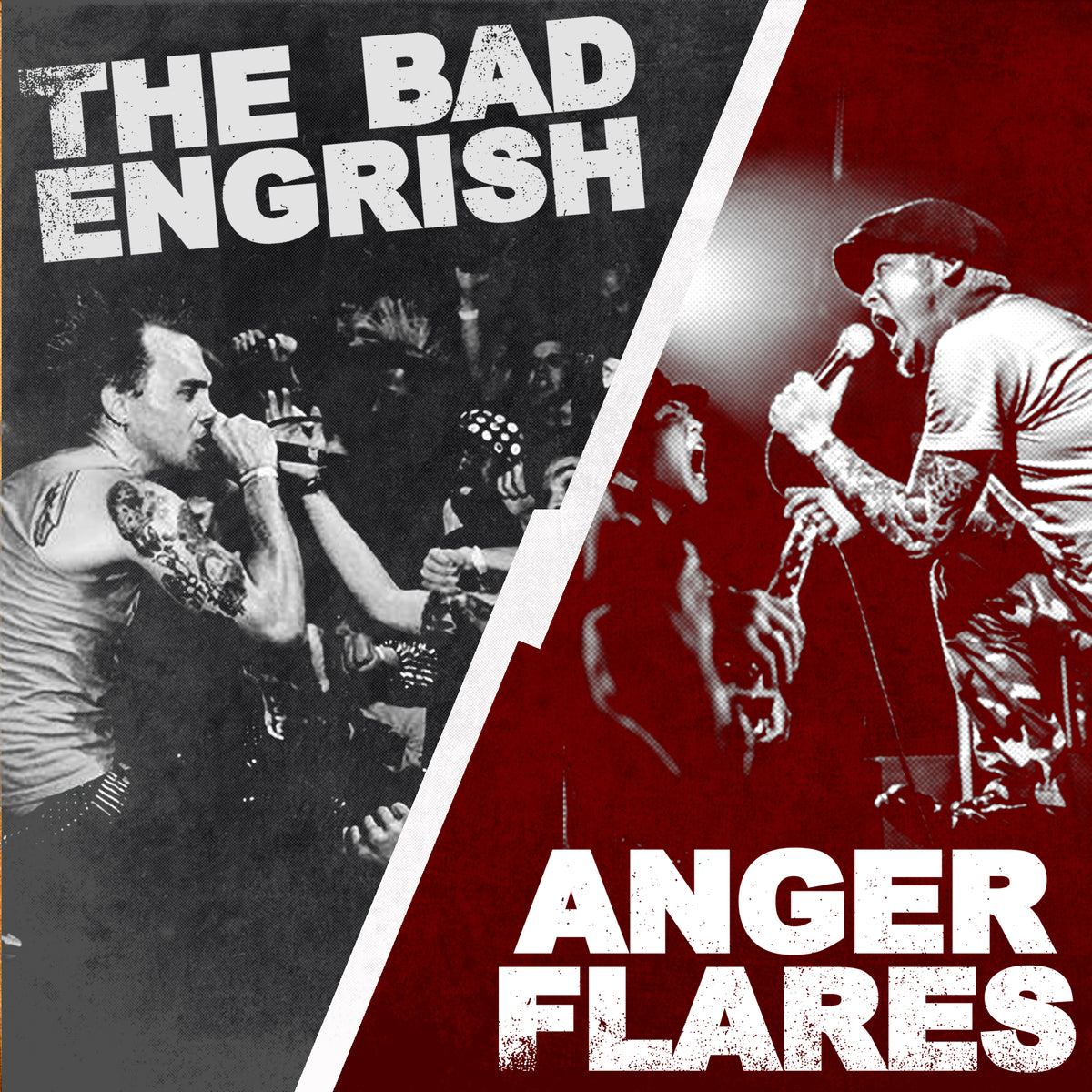 Anger Flares / Bad Engrish Split 7" EP