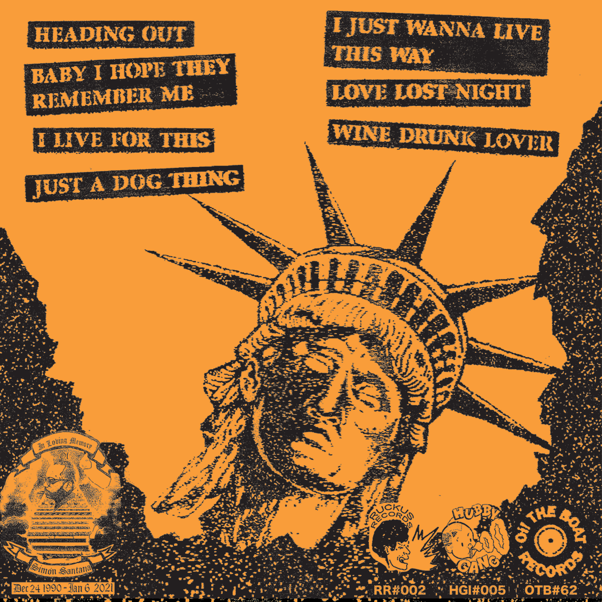 The NY Hounds "God Bless The Royal Hounds" 12" LP 4th Press