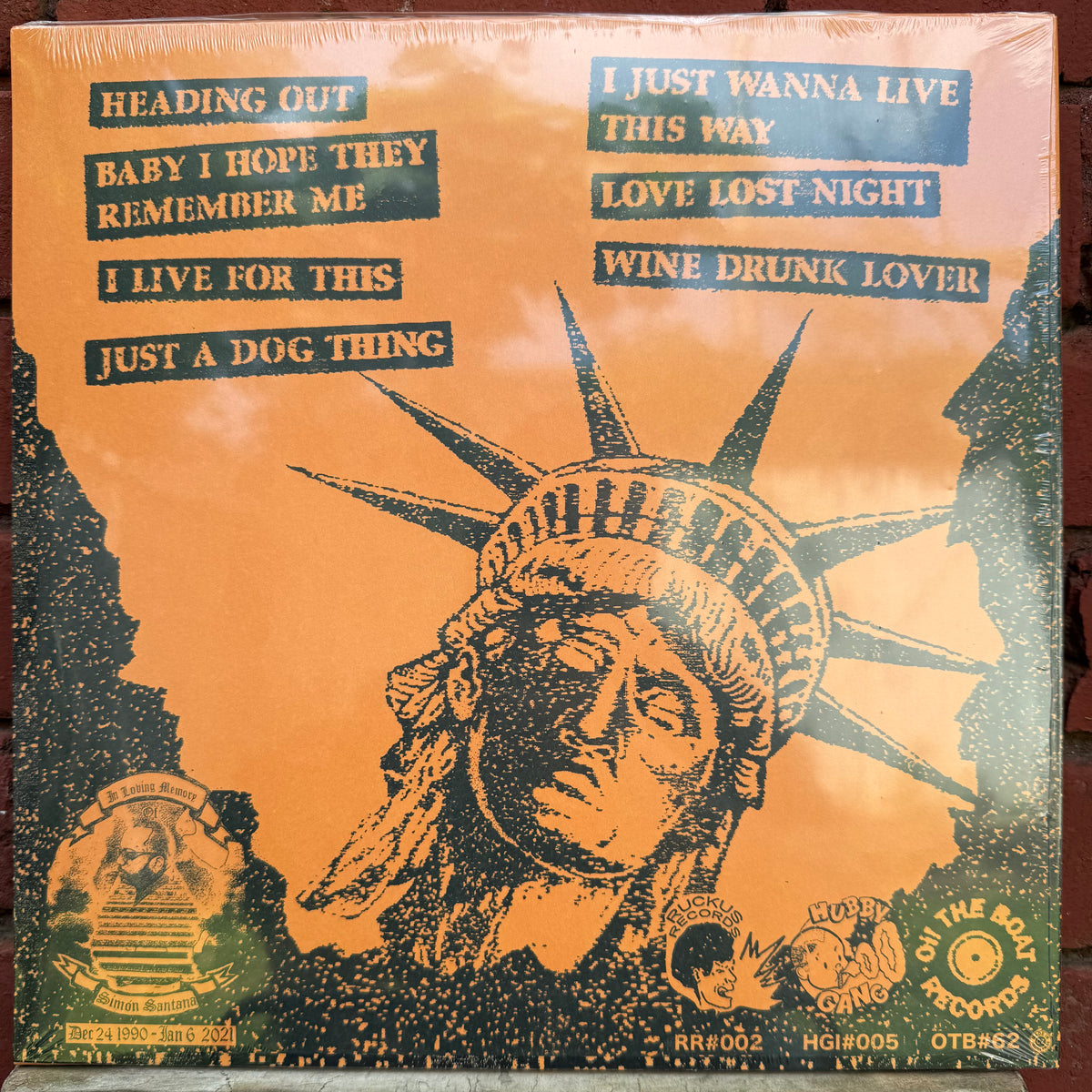 The NY Hounds "God Bless The Royal Hounds" 12" LP 4th Press