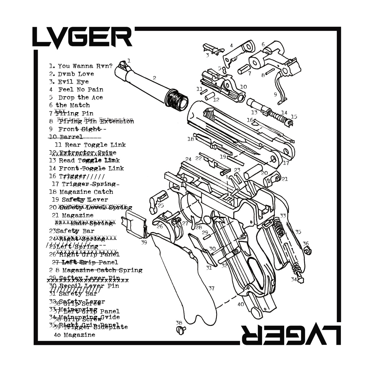 LVGER Debut 12" Maxi-EP