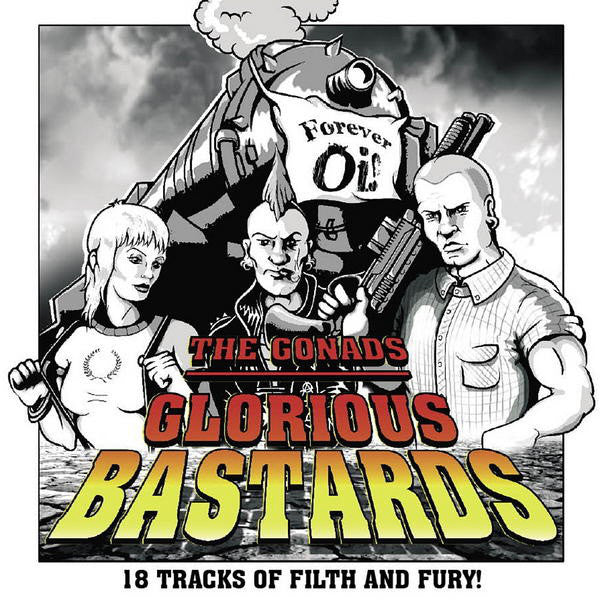 The Gonads "Glorious Bastards" Singles Collection CD